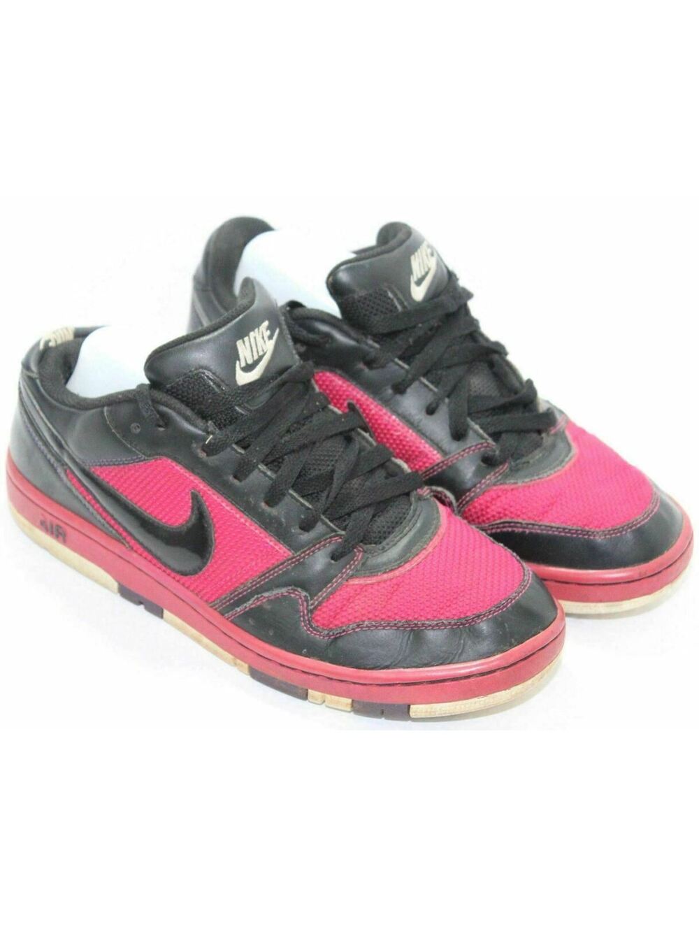 Nike Womens Air Prestige II 394656-056 Low Sneaker Basketball Shoes Pink Black 8